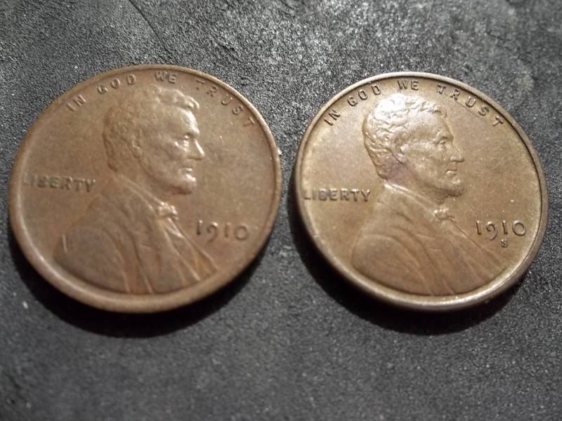 lot 151 image: 1910, 1910 S Lincoln Cents