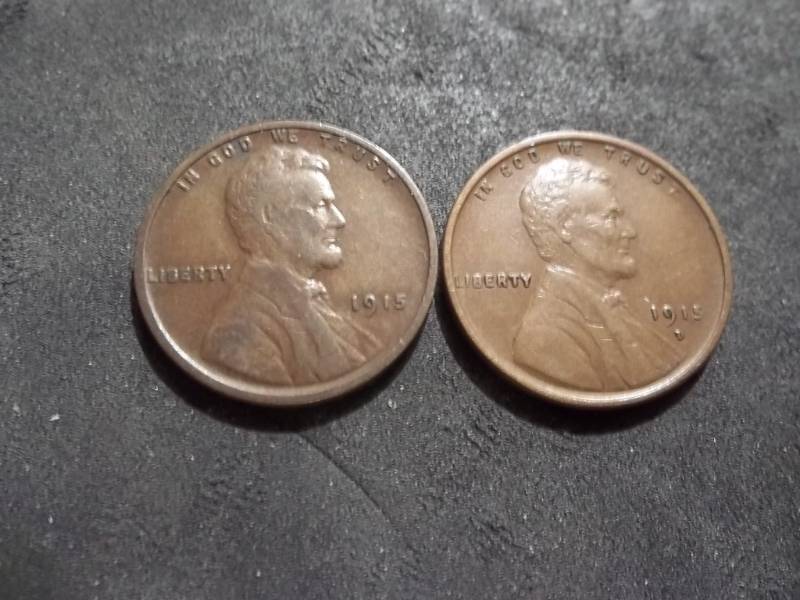lot 160 image: 1915, 1915 D Lincoln Cents