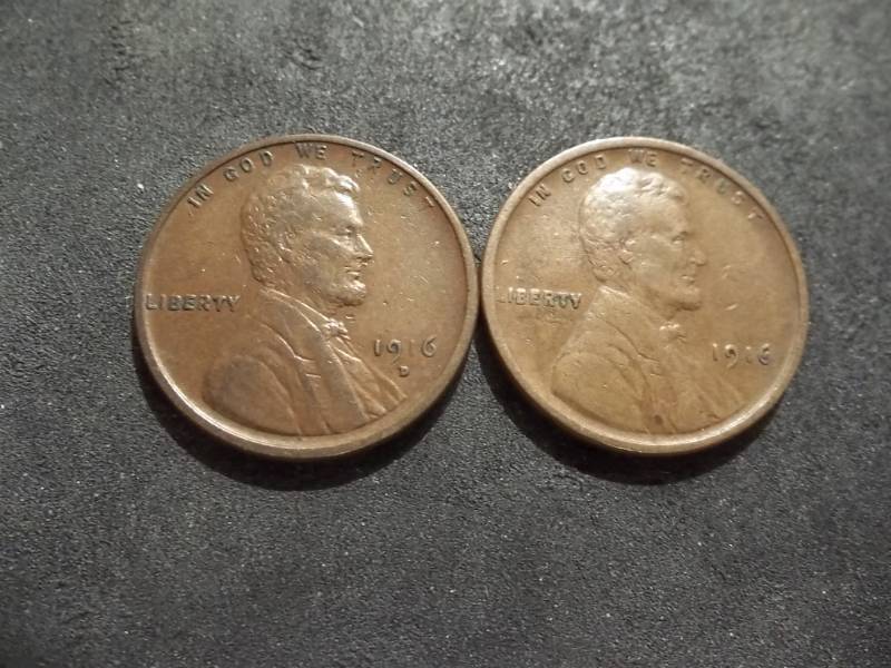 lot 162 image: 1916, 1916 D Lincoln Cents