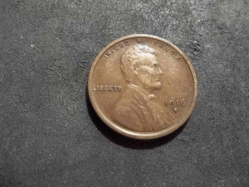 lot 163 image: 1916 S Lincoln Cent
