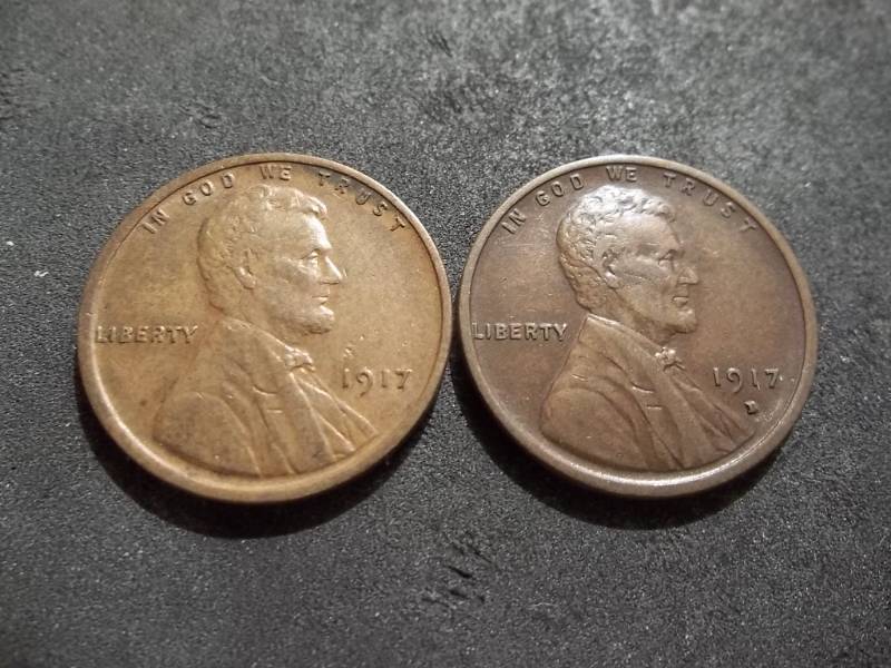 lot 164 image: 1917, 1917 D Lincoln Cents