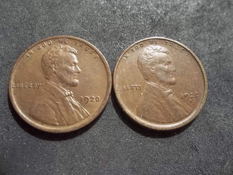lot 170 image: 1920, 1920 S Lincoln Cents