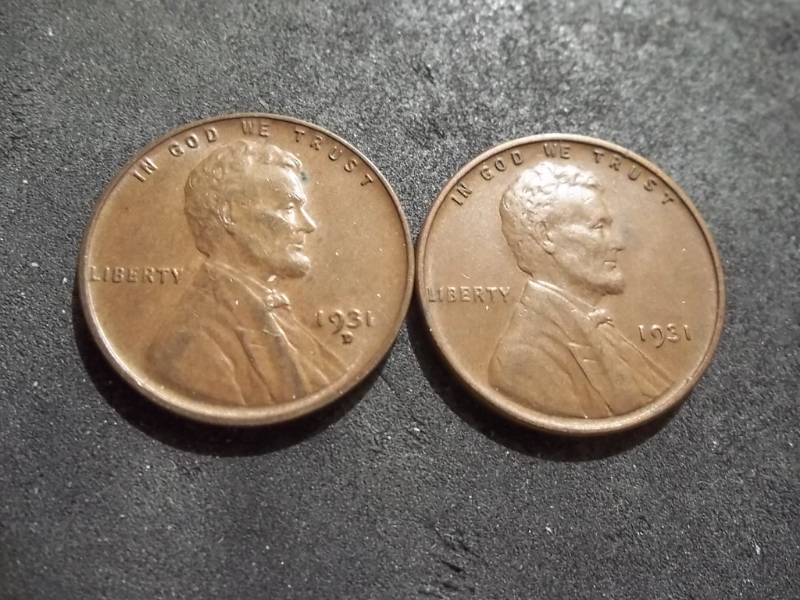 lot 190 image: 1931, 1931 D Lincoln Cents