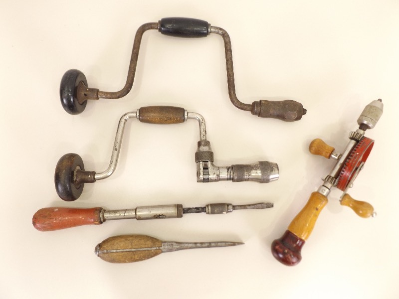 Lot of Vintage Drills, Screwdrivers, etc.