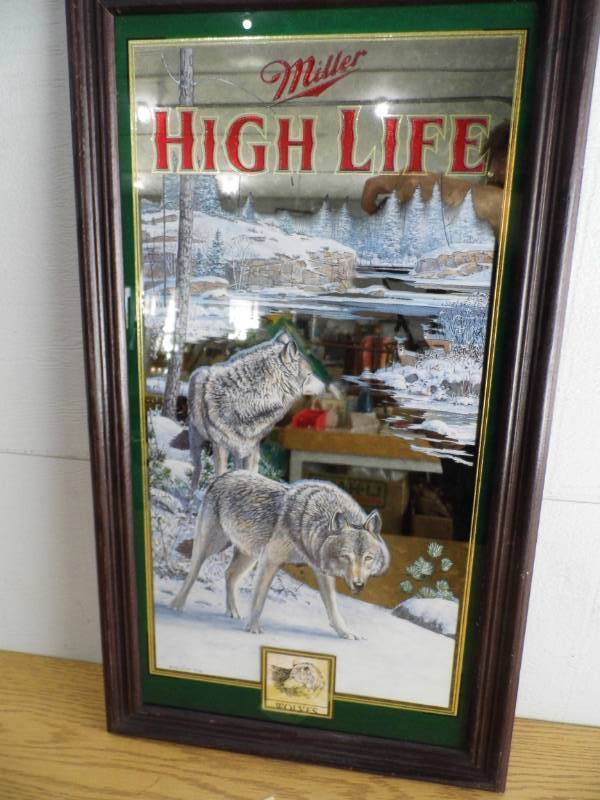 lot 97 image: Miller High Life Wolves