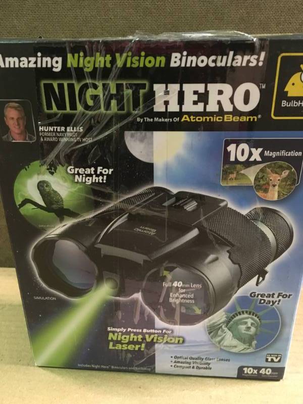 lot 32 image: Night Vision 10x Binoculars in good condition