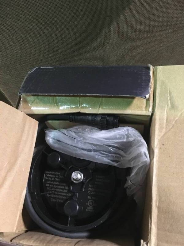 lot 37 image: Philips Hue White and Color Ambiance Calla Waterproof Black Outdoor Smart Integrated LED Bollard Landscape Path Light Extension in good condition