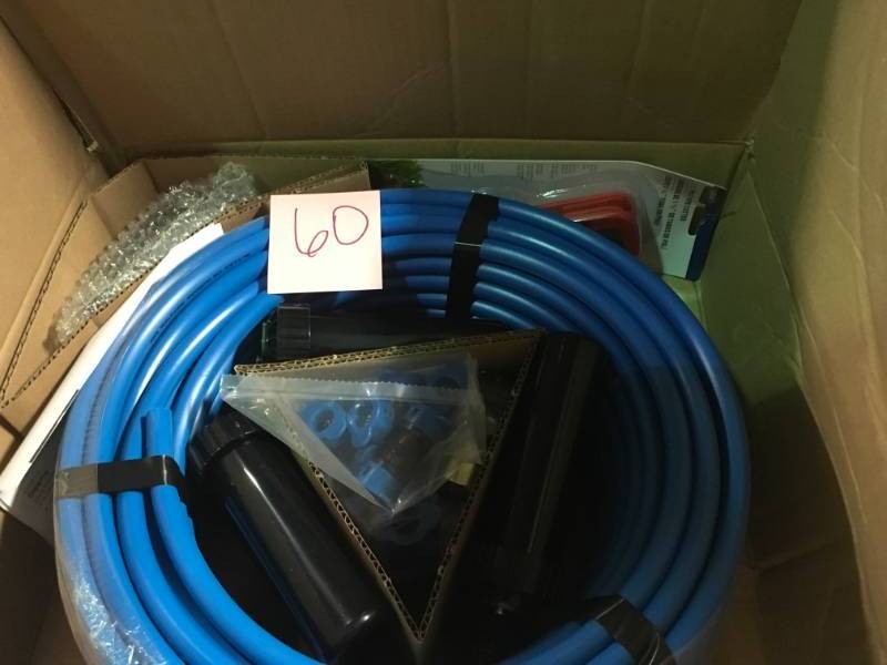 lot 60 image: Orbit In-Ground 12-Inch Sprinkler System with Hose Faucet Timer in good condition