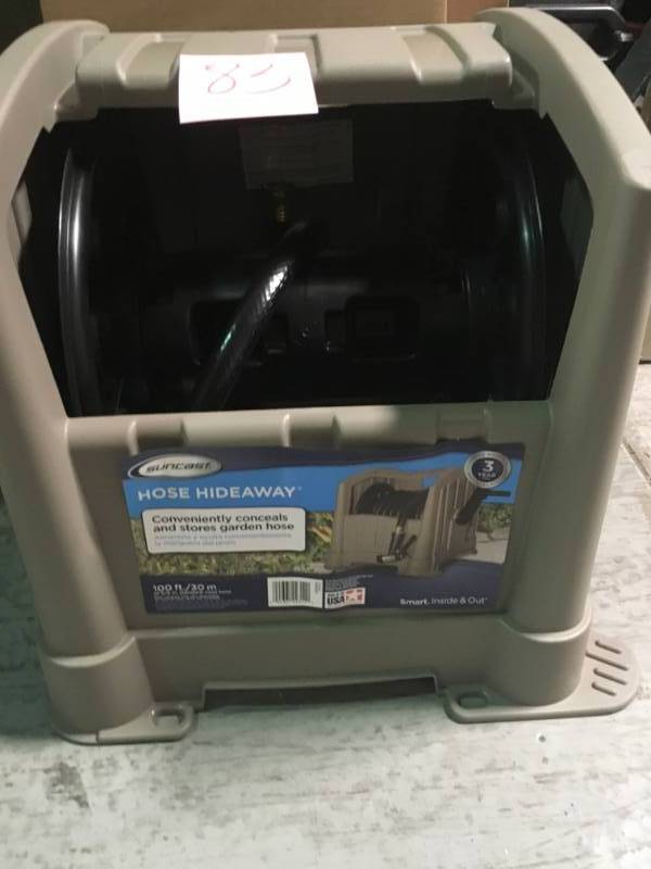 lot 83 image: Suncast PPJ100DT Hose Hideaway Hose Reel in good condition
