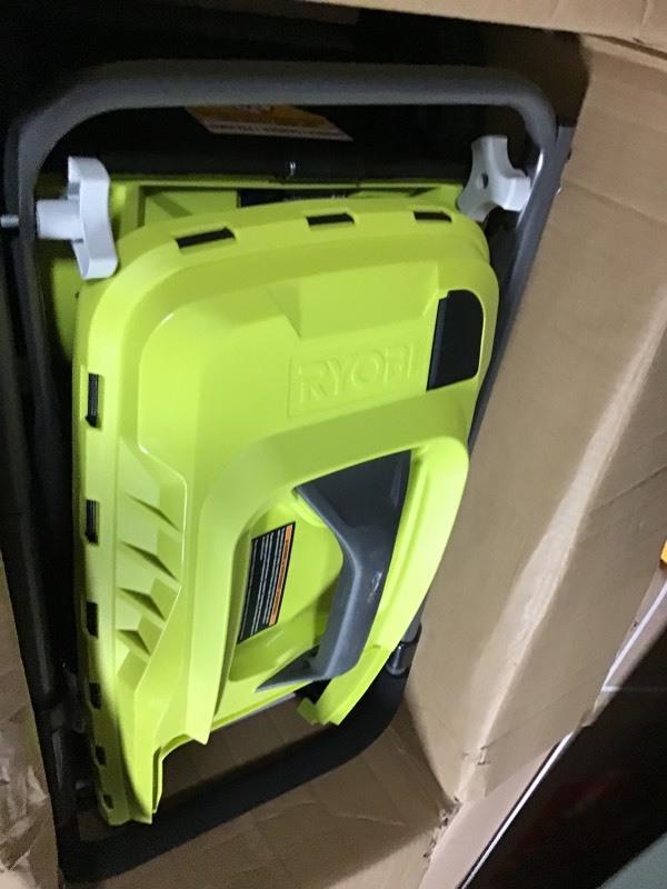 lot 102 image: RYOBI 13 in. 11 Amp Corded Electric Walk Behind Push Mower in good conditions