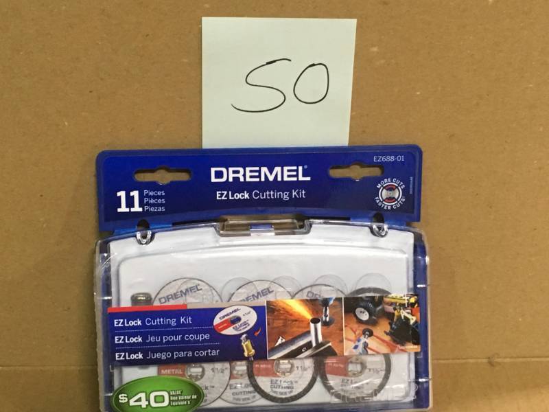 lot 50 image: Dremel EZ Lock Cut-Off Wheel Set for Metal and Plastic (11-Piece) in good condition