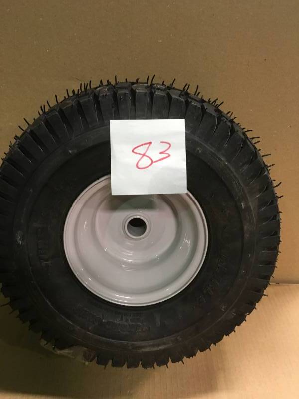 lot 83 image: Arnold 15 in. Universal Front-Rider Wheel for Lawn Tractors in good condition