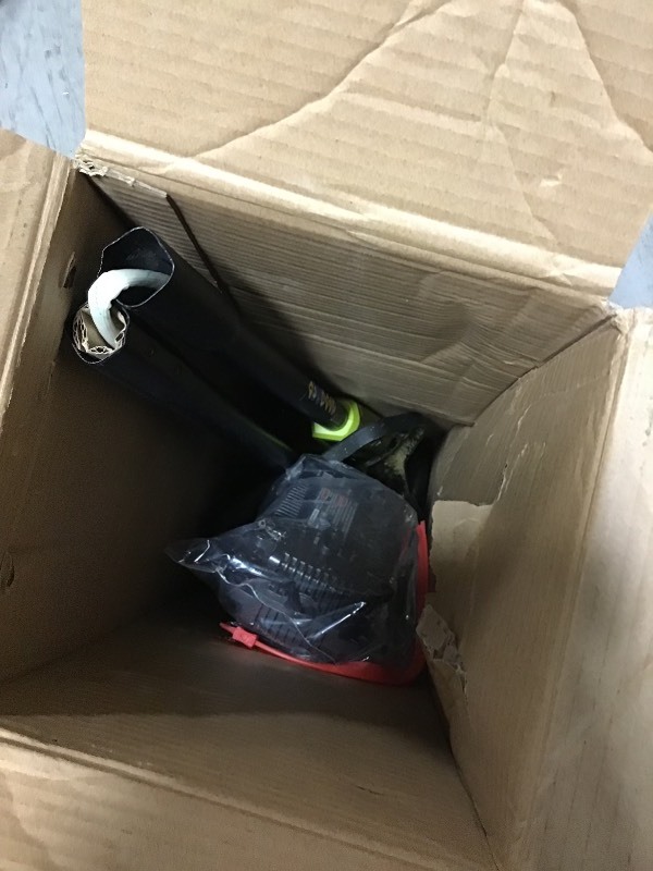 lot 116 image: RYOBI ONE 18-Volt Lithium-Ion Electric Cordless String Trimmer 2.0 Ah Battery and Charger Included used in working conditions