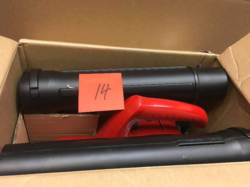 lot 14 image: Homelite 150 MPH 400 CFM 2-Cycle Handheld Gas Leaf Blower  in good condition