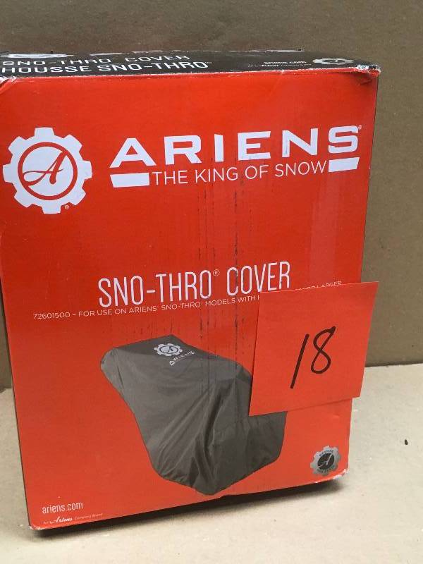 lot 18 image: Ariens Deluxe Professional Snow Cover  in good condition