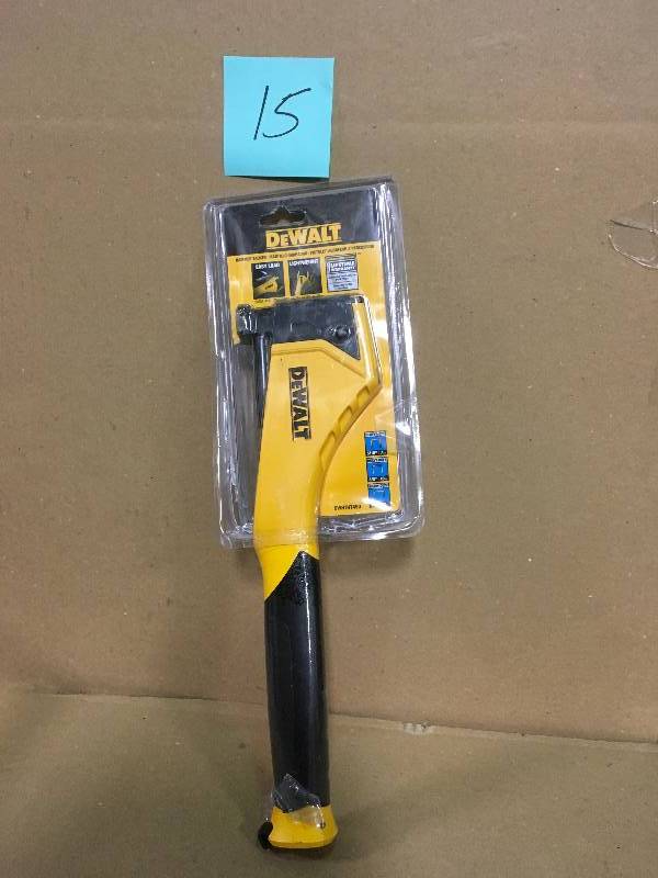 lot 15 image: DEWALT Heavy-Duty Hammer Tacker  in good condition