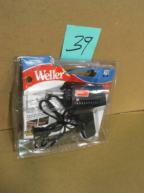 lot 39 image: Weller 75-Watt Soldering Gun Kit  in good condition