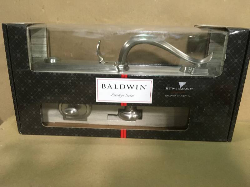lot 48 image: Avendale Single Cylinder Handleset Baldwin 180AEHXCYKARB15SV1  in good condition
