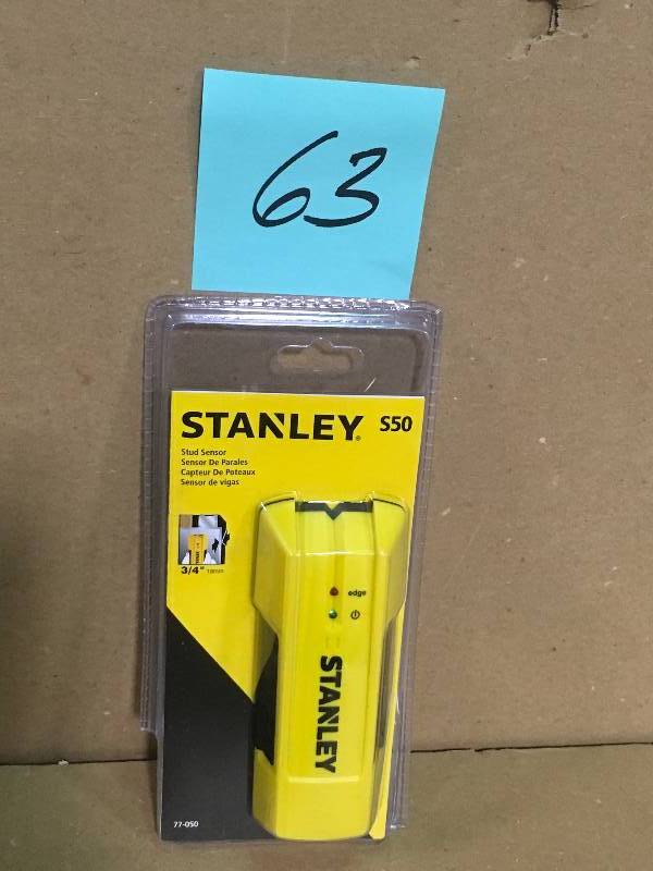 lot 63 image: Stanley Edge-Detect 34 in. Stud Finder  in good condition