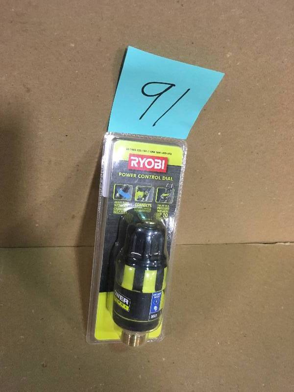 lot 91 image: RYOBI Pressure Washer Flow Control Valve  in good condition