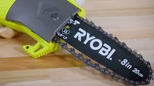 lot 141 image: RYOBI ONE 8 in. 18-Volt Lithium-Ion Cordless Pole Saw - Battery and Charger Not Included USED in working conditions