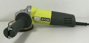 lot 124 image: RYOBI 5.5 Amp Corded 4-12 in. Angle Grinder in good condition