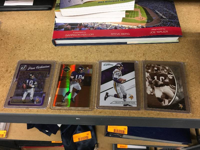 4 Fran Tarkenton Cards