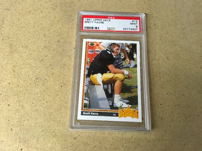 1991 Upper Deck Brett Favre Card 9 Mint