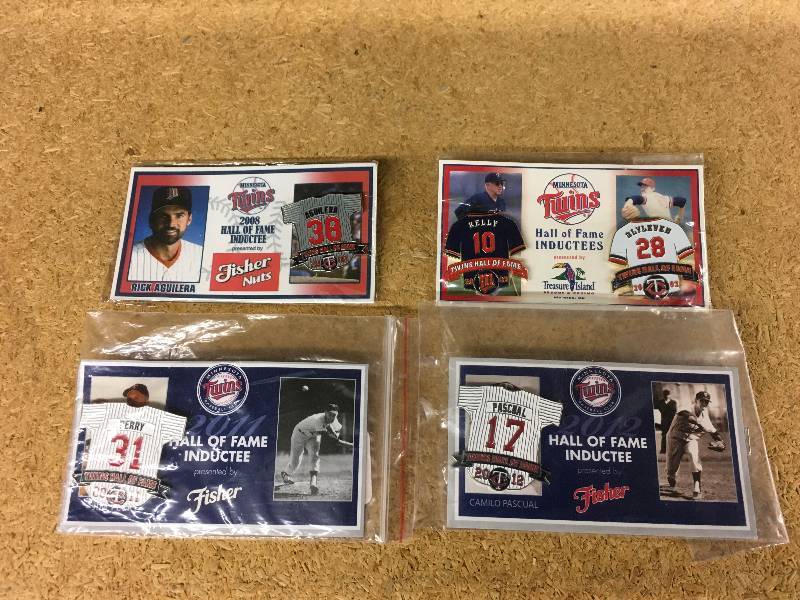 Minnesota Twins Hall Of Fame Inductees Pins