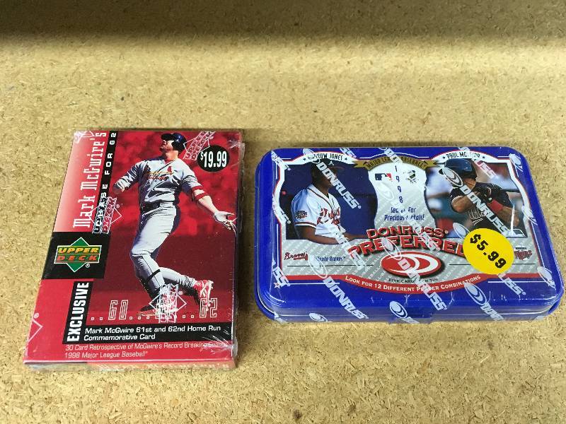 1998 Upper Deck & Donruss MLB Card Packs