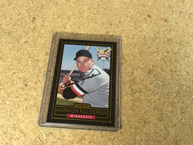 Autographed Harmon Killebrew Card