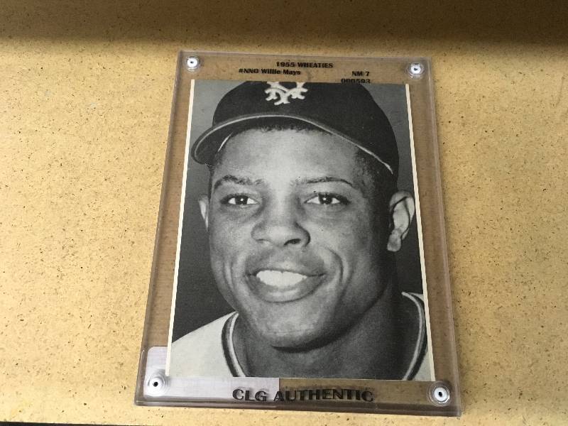 1955 Wheaties Willie Mays Card Mint 7