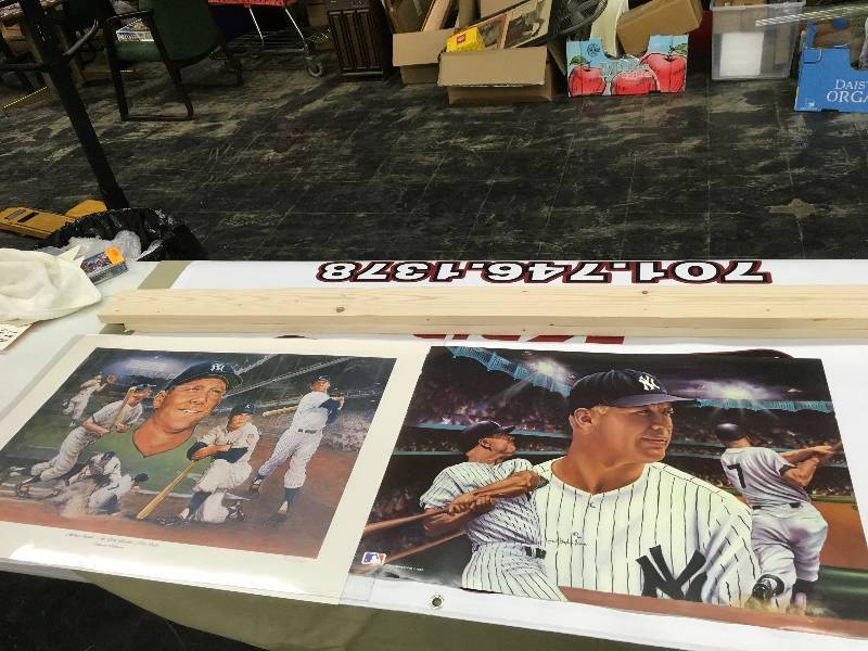 Two Mickey Mantle Posters
