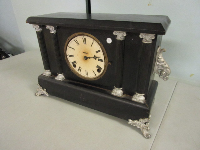 lot 202 image: INGRAHAM MANTLE CLOCK
