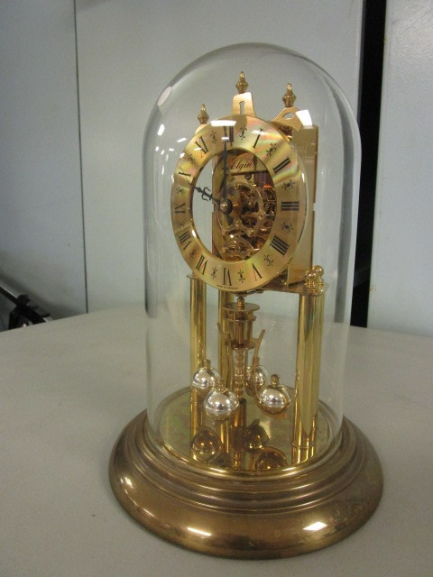 lot 216 image: ELGIN HALLER 400-DAY CLOCK