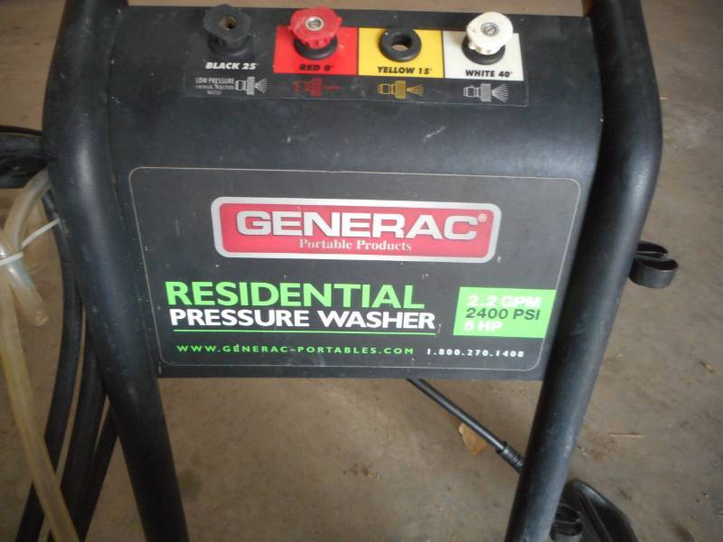 lot 6 image: GeneracHonda Pressure Washer
