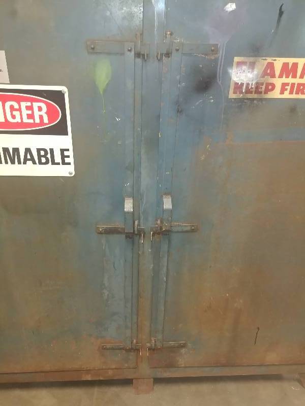 lot 9 image: Fire Proof Cabinet, 60x49x60