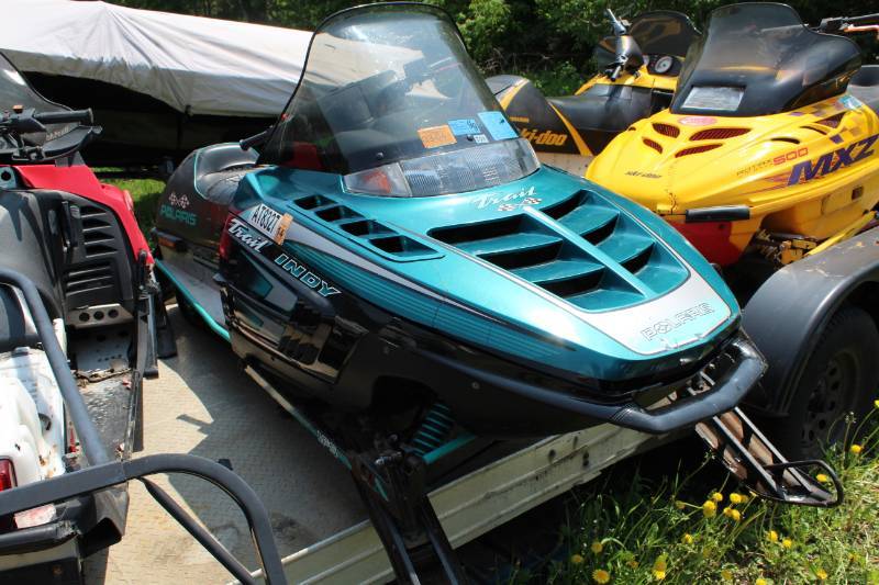 lot 136 image: 1993 Polaris Indy Trail Snowmobile