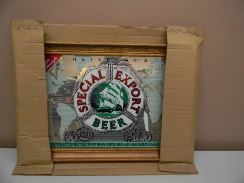 lot 17 image: NOS SPECIAL EXPORT BEER MIRROR SIGN - SEE PICTURES