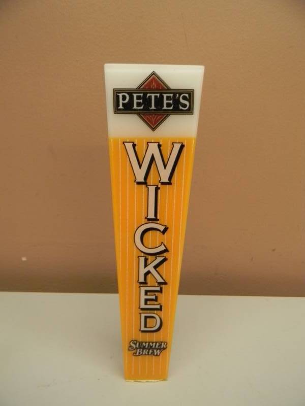 lot 60 image: PETES WICKED SUMMER BREW TAP HANDLE - SEE PICTURES