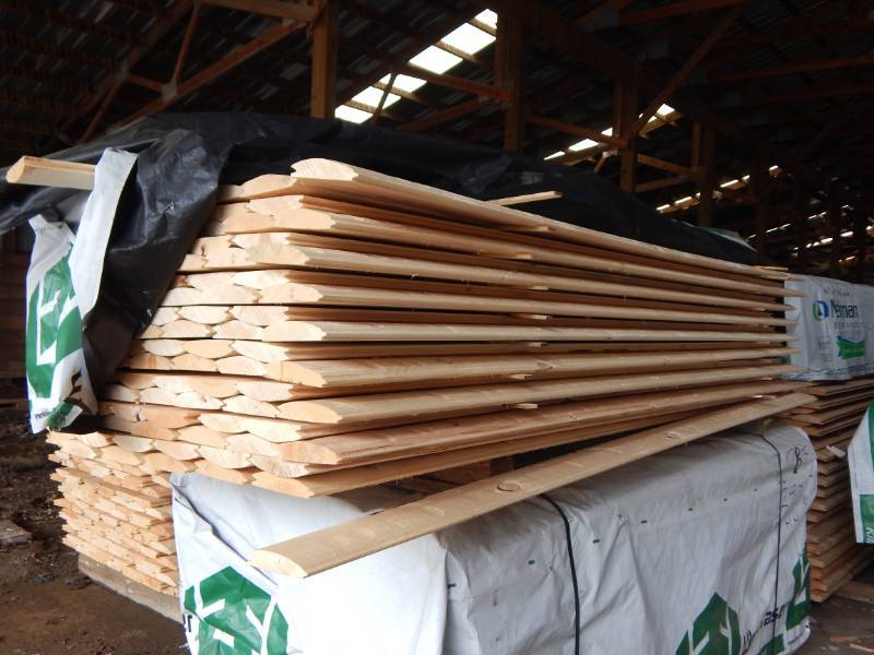 lot 1 image: 2 x 8 Pine Hand Hewn Tongue and Groove Log Siding
