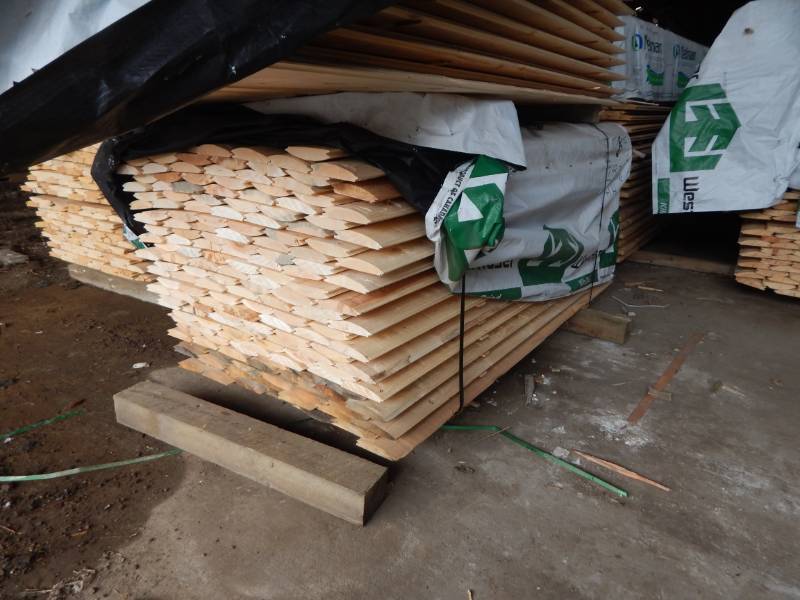 lot 2 image: 2 x 8 Pine Hand Hewn Tongue and Groove Log Siding