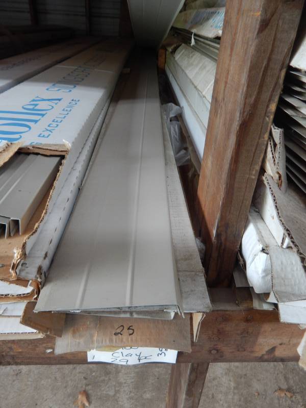 lot 35 image: 6 Clay smooth fascia cover