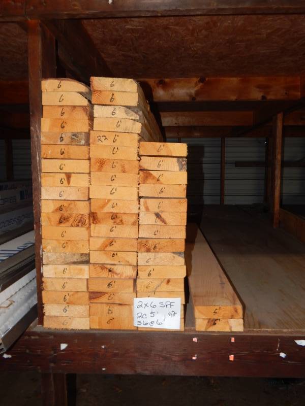 lot 52 image: 2 x 6 SPF dimension lumber