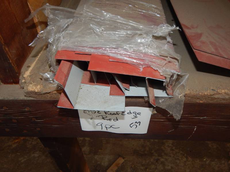 lot 53 image: Red textured roof edge