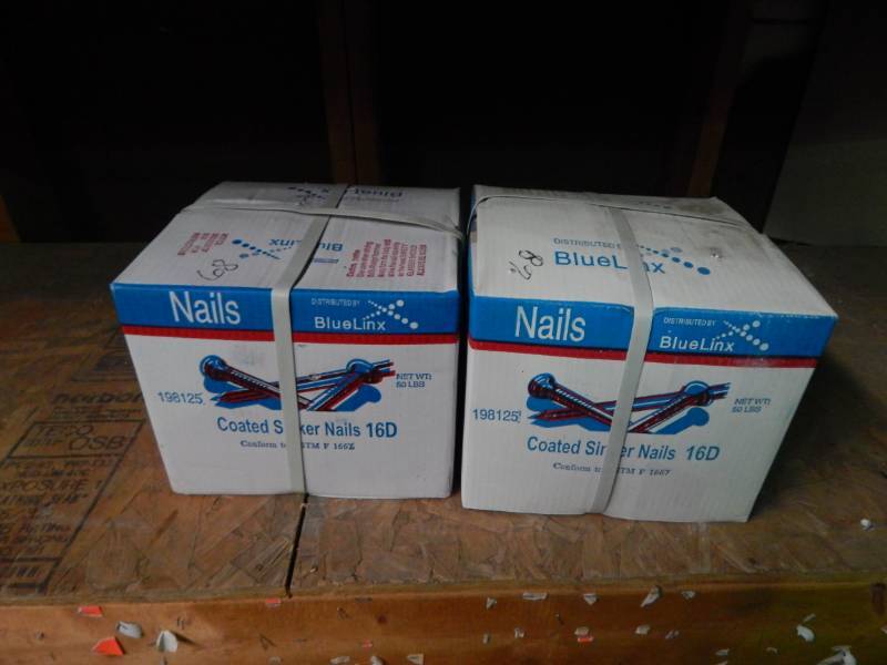 lot 68 image: 16d Cement Coated Sinker Nails