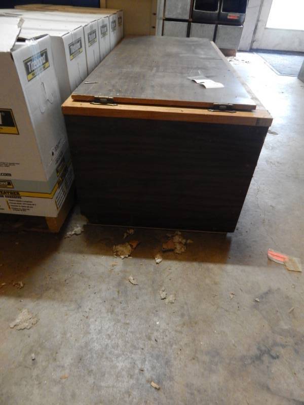 lot 82 image: Wood Storage Cabinet