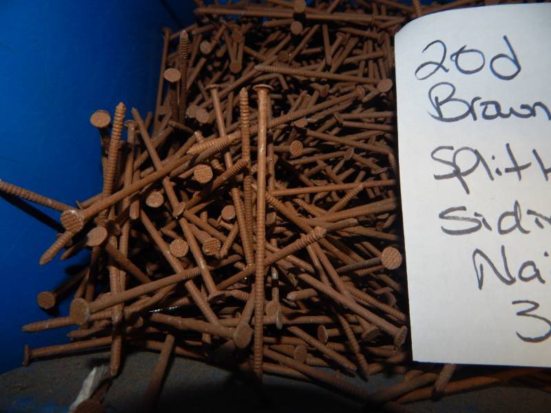 lot 93 image: 20d Cedar Brown Splitless Siding Nails