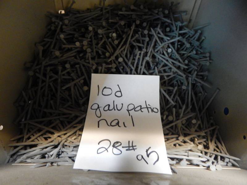 lot 95 image: 10d Galvanized Patio Nail