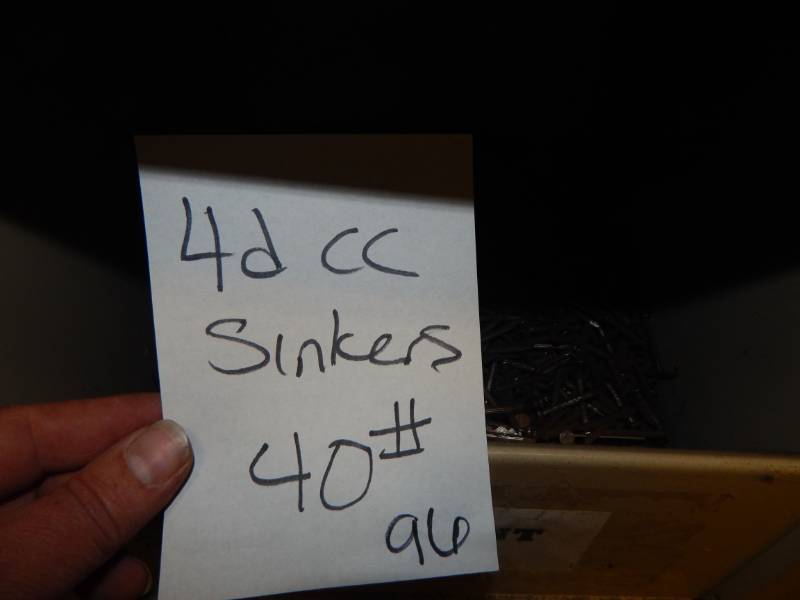 lot 96 image: 4d cement coated sinker nails